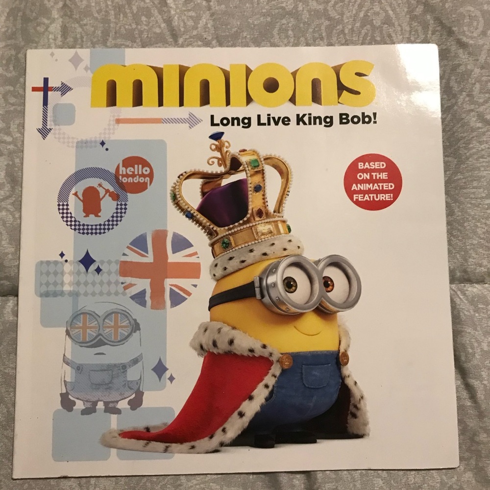 Minions Long Live King Bob Despicable Me Childrens Book Soft Cover